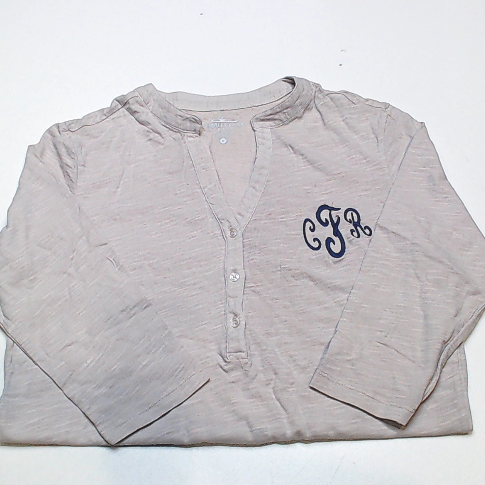 BLOOPER CLOTHING: Monogrammed Henley