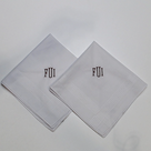 BLOOPER ACCESSORY: Monogrammed Men's Handkerchief Set