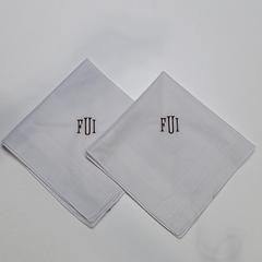 BLOOPER ACCESSORY: Monogrammed Men's Handkerchief Set