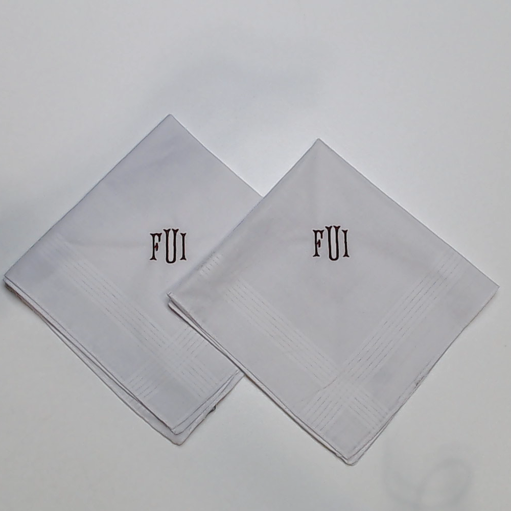 BLOOPER ACCESSORY: Monogrammed Men's Handkerchief Set