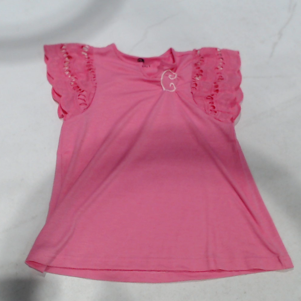 BLOOPER KIDS: Monogrammed Girls Flutter Sleeve Dress