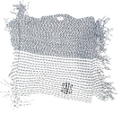 BLOOPER CLOTHING: Monogrammed Striped Chenille Poncho