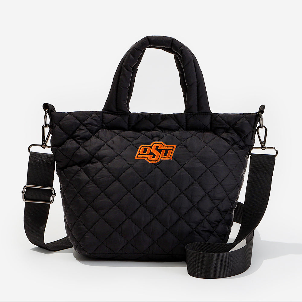 Oklahoma State Diamond Quilted Crossbody