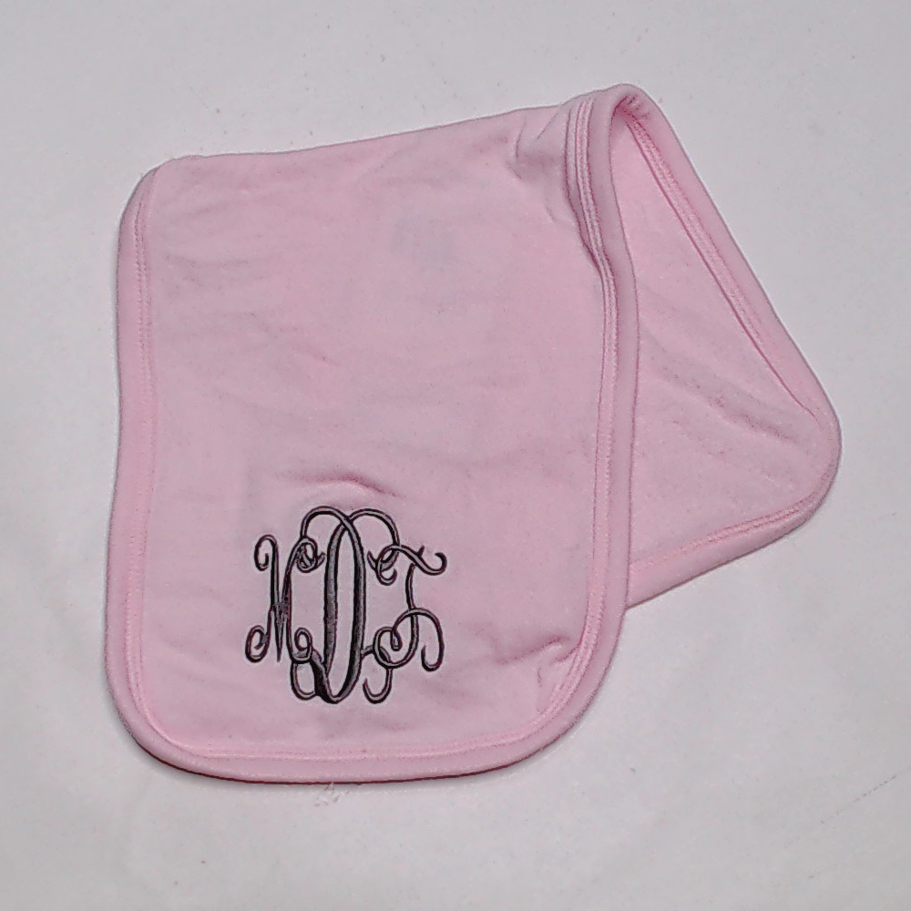 BLOOPER KIDS: Monogrammed Baby Terry Burp Cloth