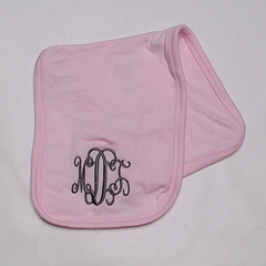 BLOOPER KIDS: Monogrammed Baby Terry Burp Cloth