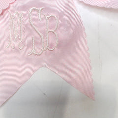 BLOOPER KIDS: Monogrammed Girls Hair Bow