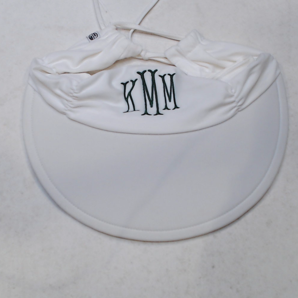 BLOOPER SWIM: Monogrammed Swim Visor