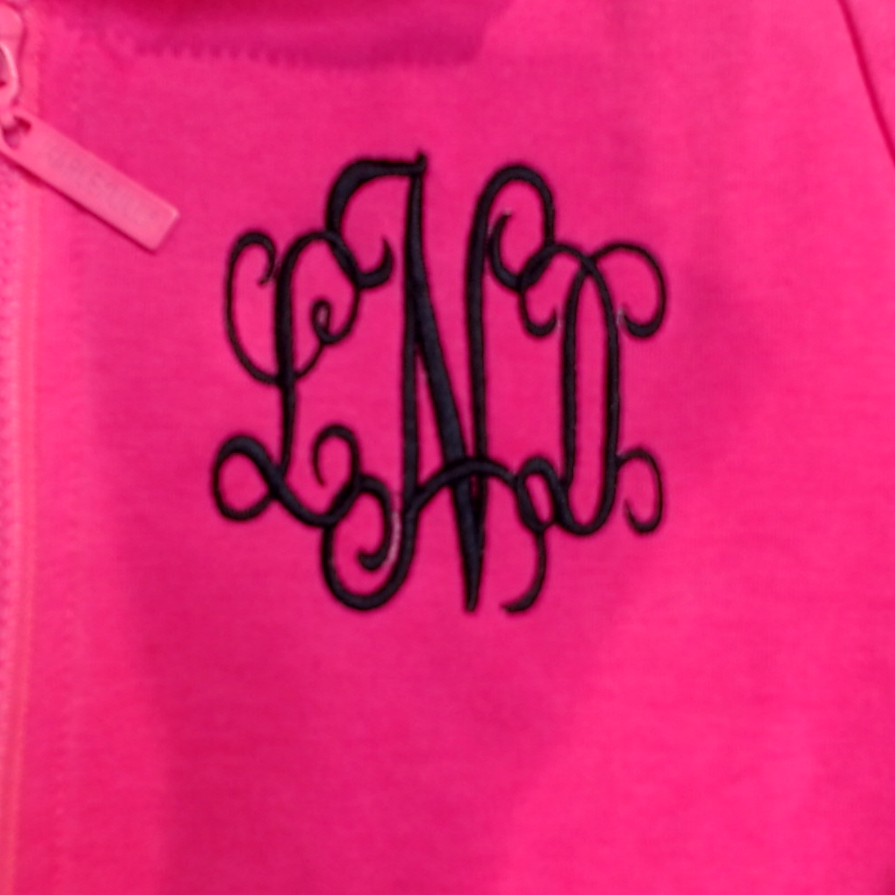 BLOOPER CLOTHING: Monogrammed Quarter Zip Pullover