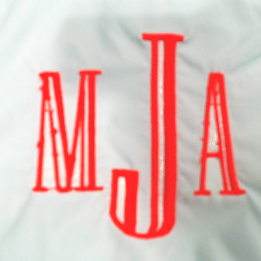 BLOOPER CLOTHING: Monogrammed Lightweight Rain Jacket