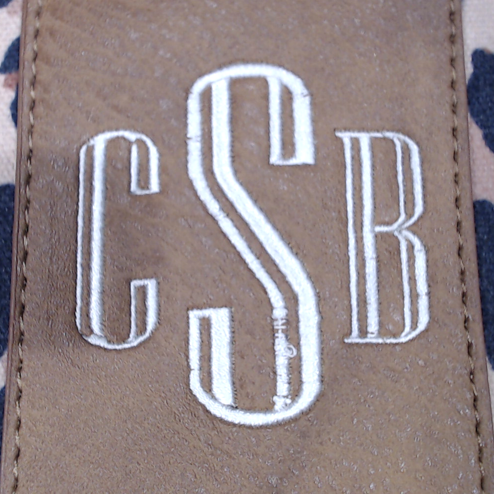BLOOPER BAG: Monogrammed Pocketbook