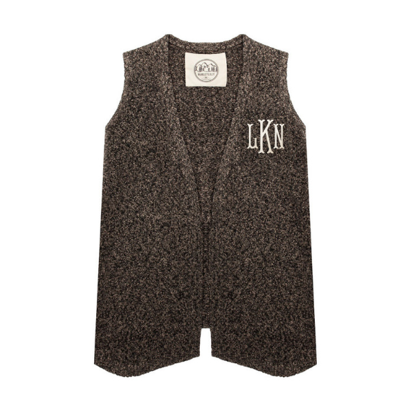 BLOOPER KIDS: Monogrammed Youth Knit Vest