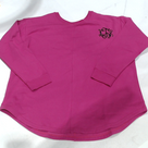 BLOOPER CLOTHING: Monogrammed Open Back Sweatshirt