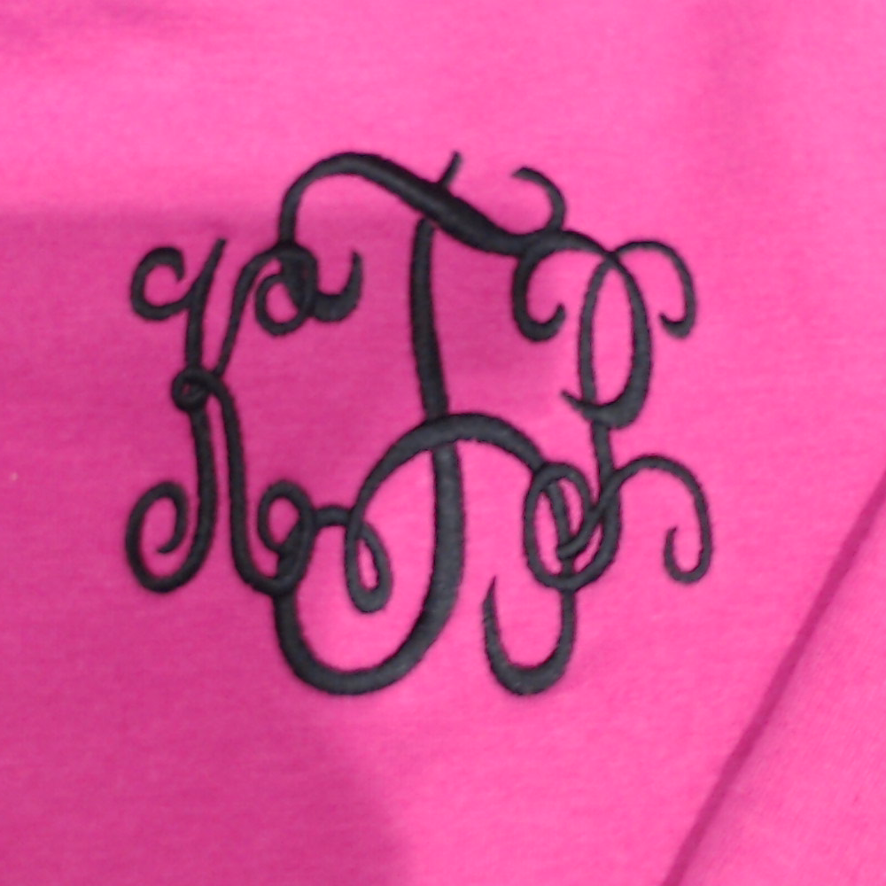 BLOOPER CLOTHING: Monogrammed Open Back Sweatshirt