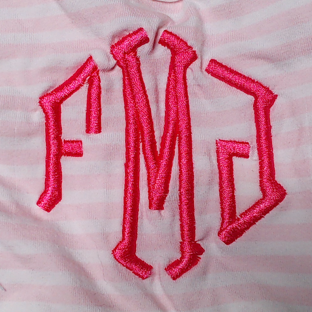 BLOOPER KIDS: Monogrammed Kids Ruffle Dress