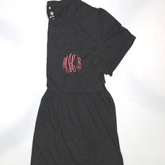 BLOOPER CLOTHING: Monogrammed T-Shirt Dress