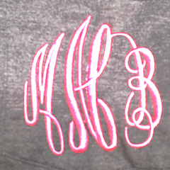 BLOOPER CLOTHING: Monogrammed T-Shirt Dress