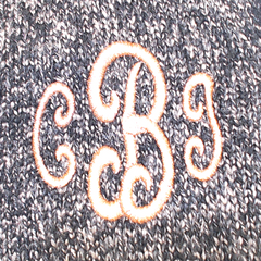 BLOOPER KIDS: Monogrammed Youth Knit Vest