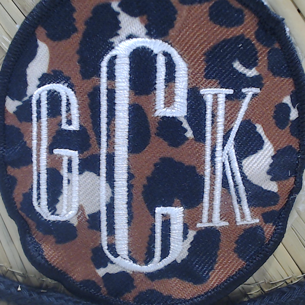 BLOOPER KIDS: Monogrammed Kids Straw Hat