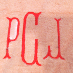 BLOOPER SWIM: Monogrammed Beach Towel