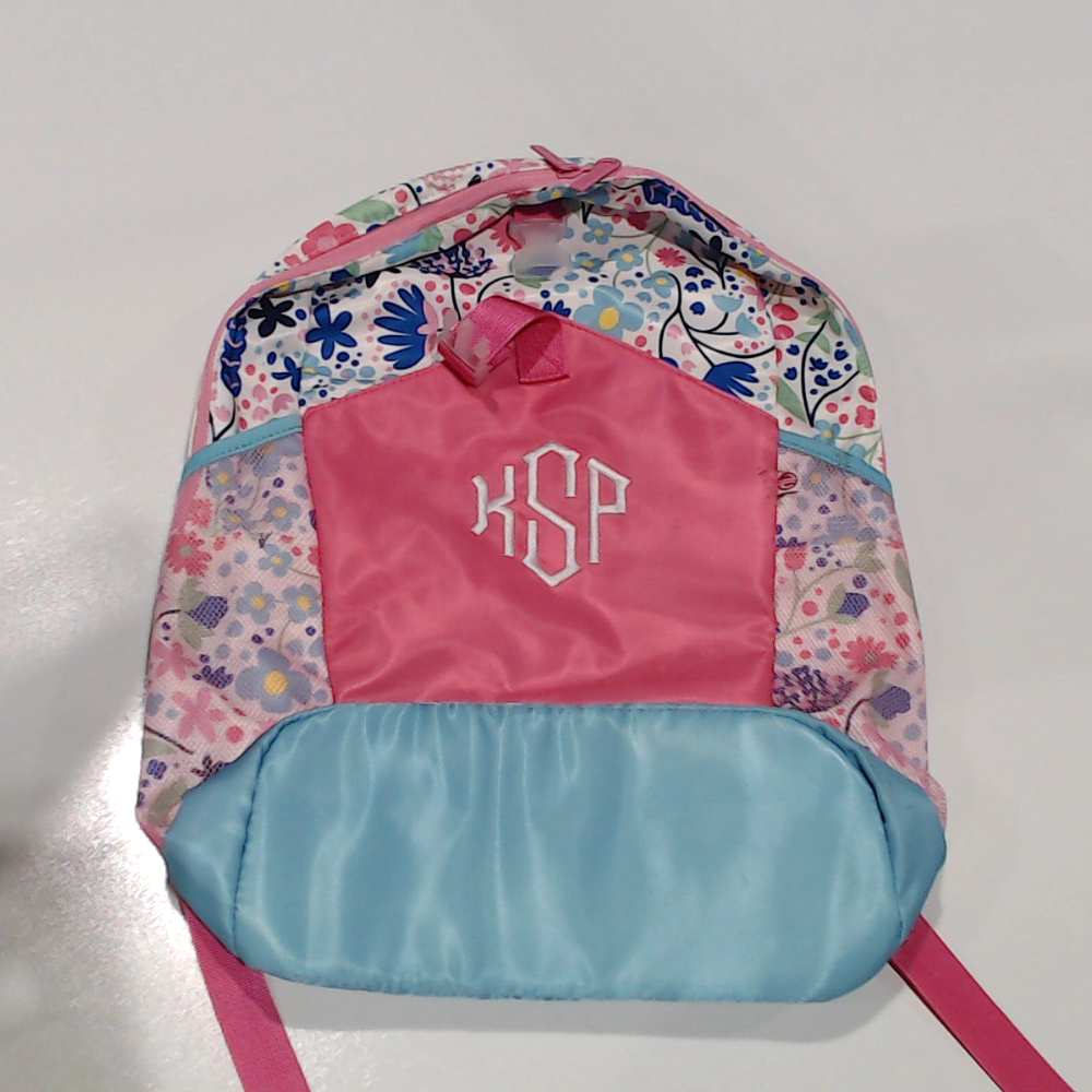 BLOOPER KIDS: Monogrammed Kids Basic Backpack