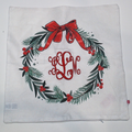 BLOOPER ACCESSORY: Monogrammed Christmas Pillow Sham