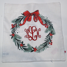 BLOOPER ACCESSORY: Monogrammed Christmas Pillow Sham