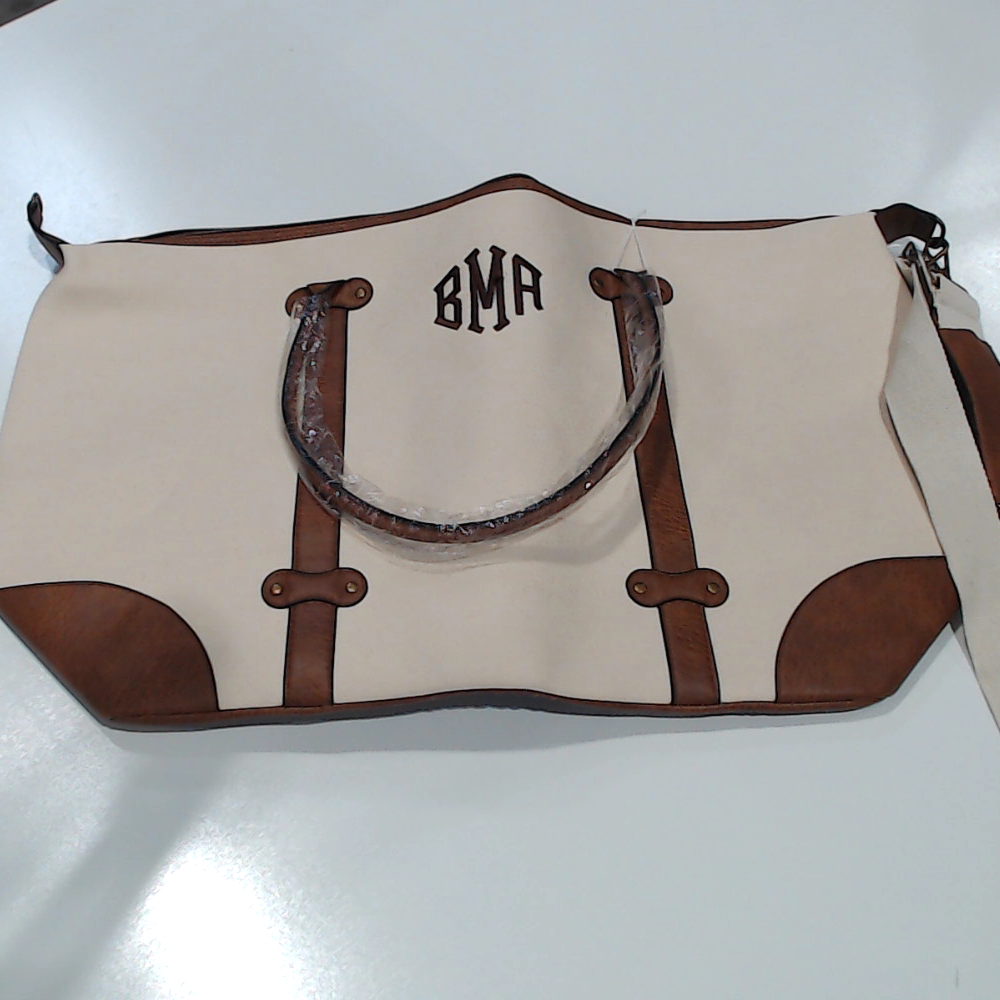 BLOOPER BAG: Monogrammed Vintage Weekender