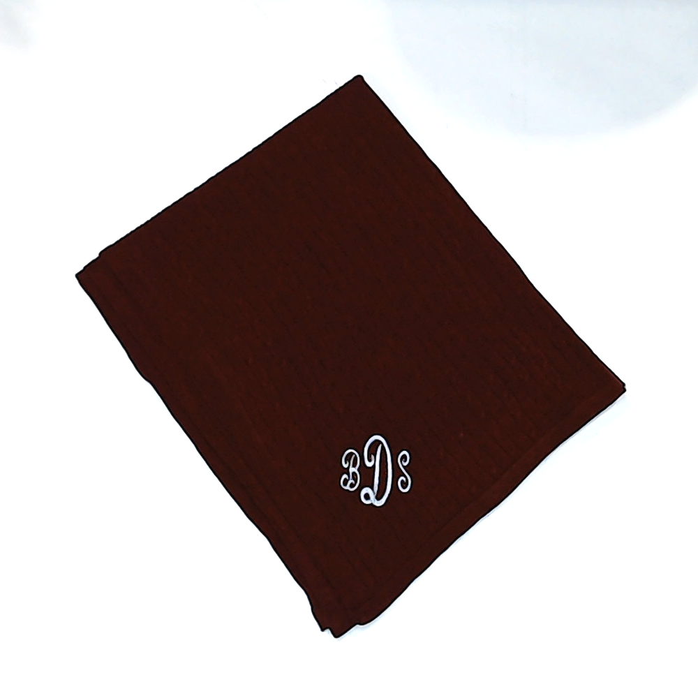 BLOOPER CLOTHING: Monogrammed Poncho
