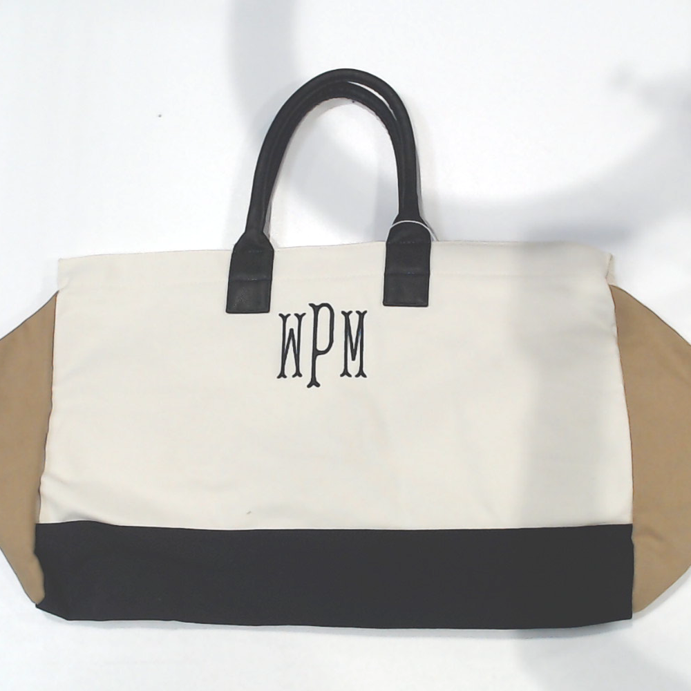 BLOOPER BAG: Monogrammed Upscale Weekender