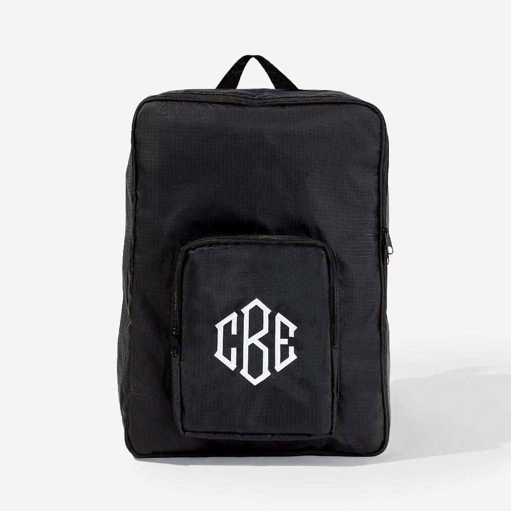 Monogrammed Packable Backpack