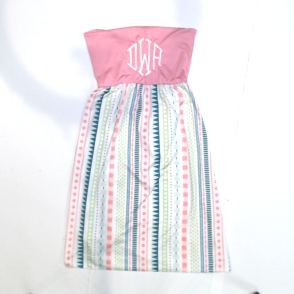 BLOOPER SWIM: Monogrammed Beach Cover Up