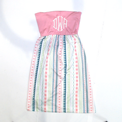 BLOOPER SWIM: Monogrammed Beach Cover Up
