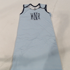 BLOOPER KIDS: Monogrammed Baby Wearable Blanket