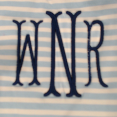 BLOOPER KIDS: Monogrammed Baby Wearable Blanket