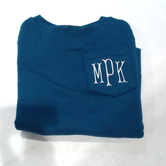 BLOOPER KIDS: Monogrammed Kids Crewneck Sweatshirt