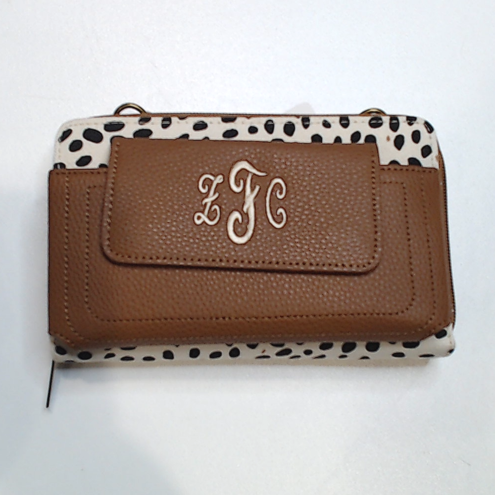 BLOOPER ACCESSORY: Monogrammed Phone Wallet Wristlet