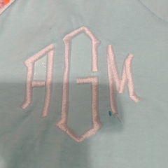 BLOOPER SWIM: Monogrammed Accent Cover Up