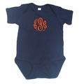 BLOOPER KIDS: Monogrammed Baby Short Sleeve Bodysuit