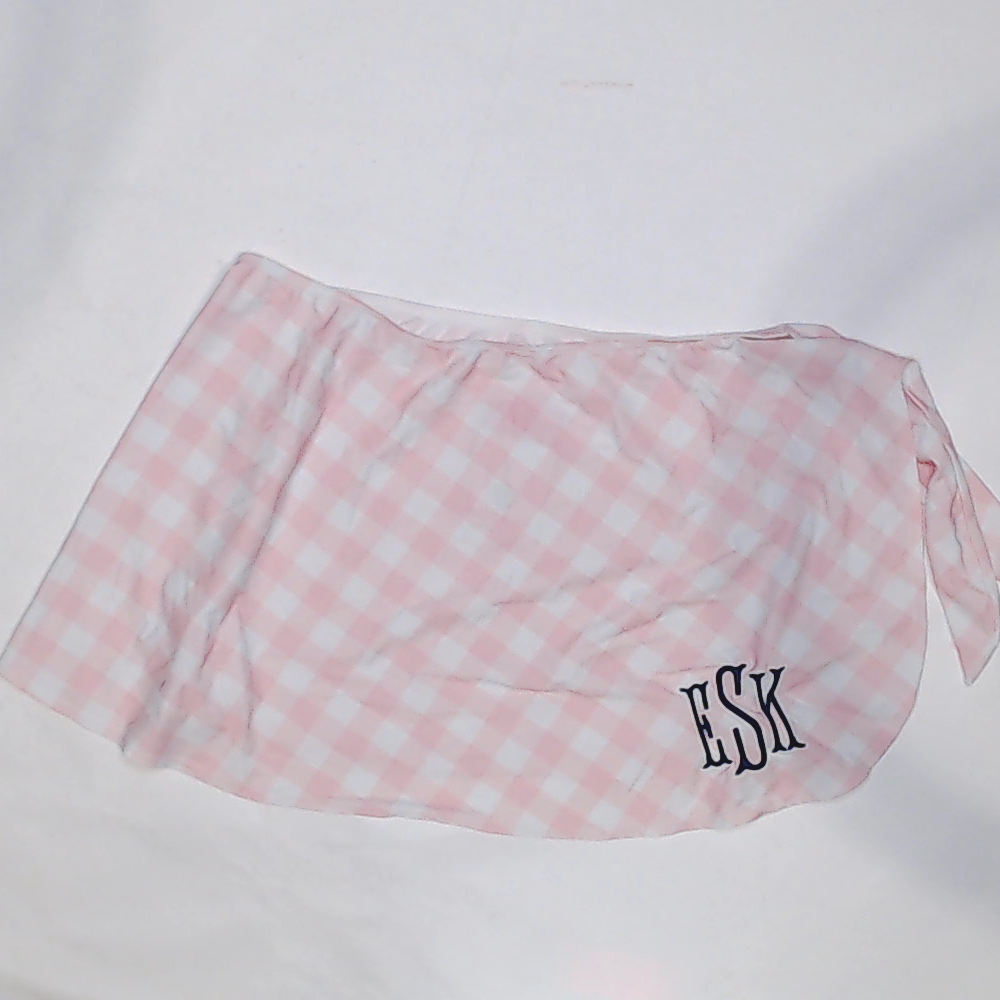 BLOOPER SWIM: Monogrammed Sarong