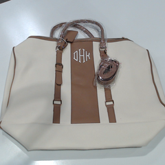 BLOOPER BAG: Monogrammed Weekender Bag