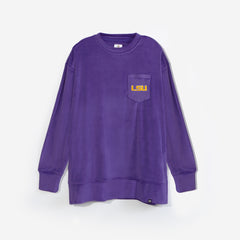 LSU Tigers Softspun Sweatshirt in Purple