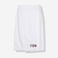 Pi Beta Phi Towel Wrap | White