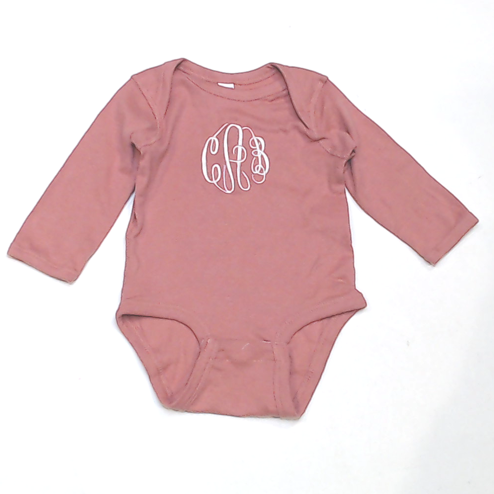 BLOOPER KIDS: Monogrammed Baby Long Sleeve Bodysuit