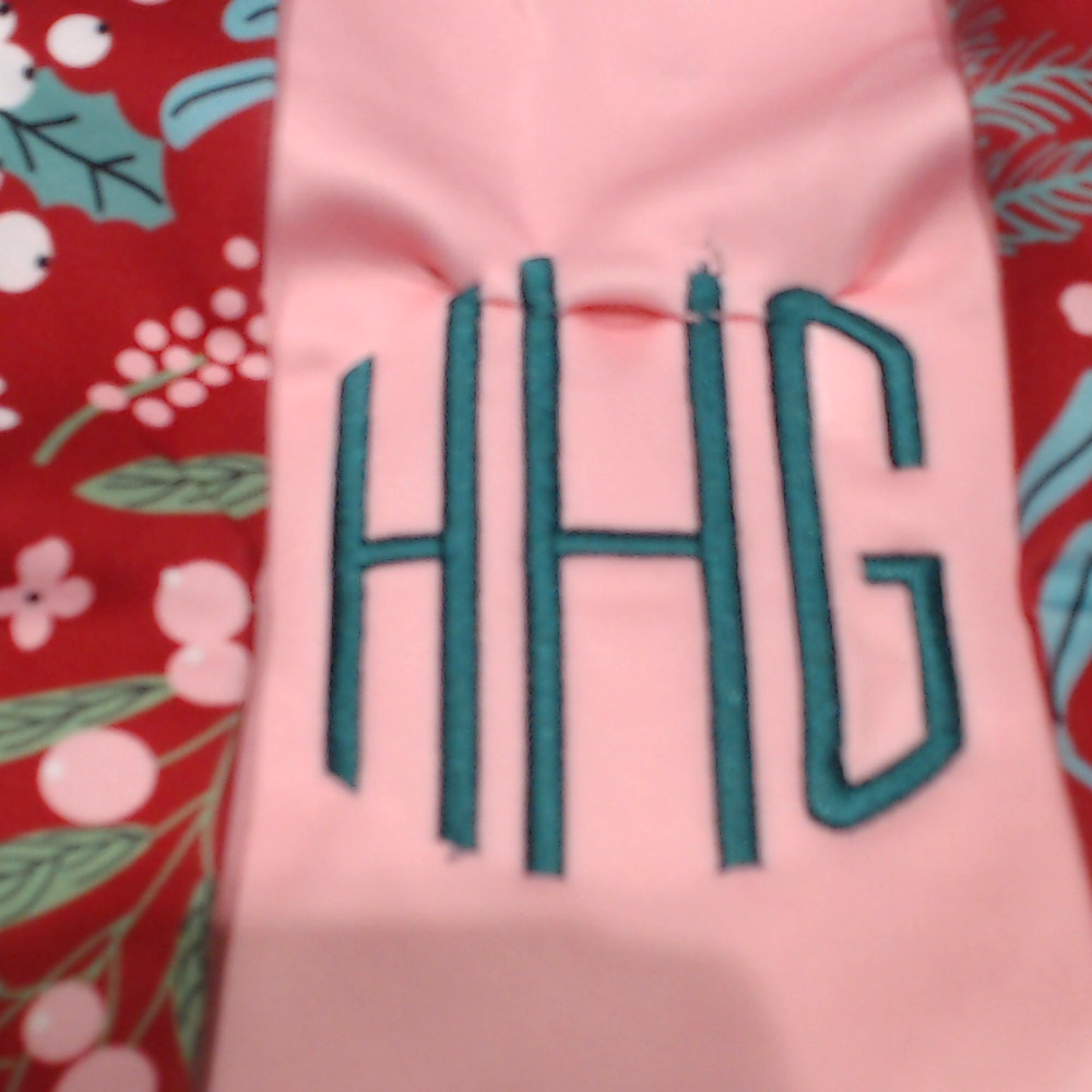 BLOOPER ACCESSORY: Monogrammed Luggage Cover
