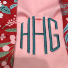 BLOOPER ACCESSORY: Monogrammed Luggage Cover