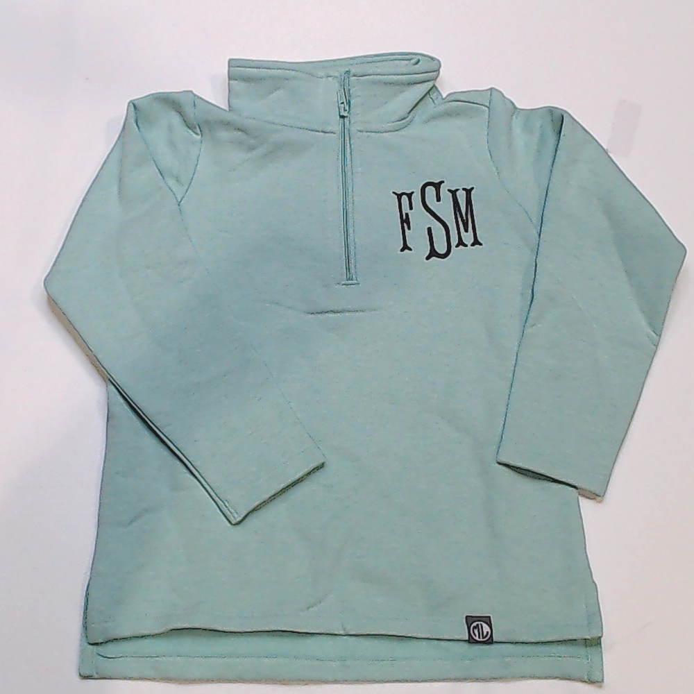 BLOOPER KIDS: Monogrammed Kids Pullover Sweatshirt