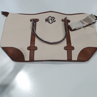 BLOOPER BAG: Monogrammed Vintage Weekender