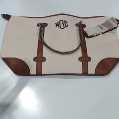 BLOOPER BAG: Monogrammed Vintage Weekender