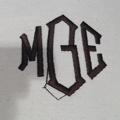 BLOOPER BAG: Monogrammed Vintage Weekender