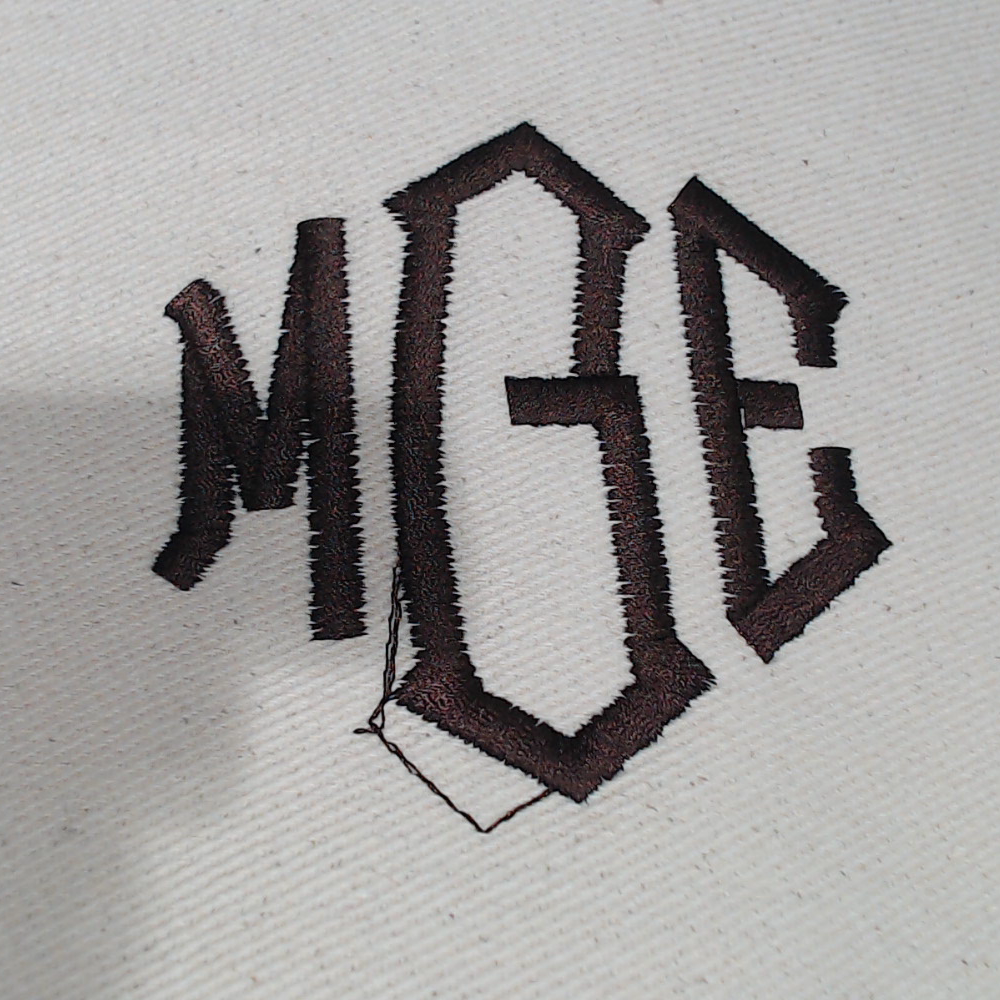 BLOOPER BAG: Monogrammed Vintage Weekender